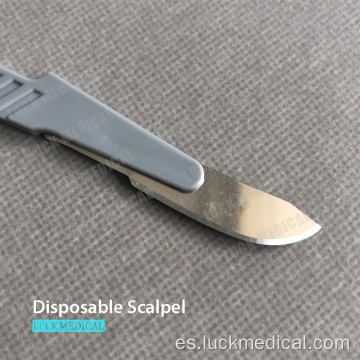 Cuchilla de bisturí medicable desechable esterilizada